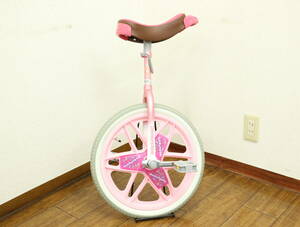 【引取可/福岡市博多区】 一輪車 ブリヂストン スケアクロウ ピンク 18インチ 3I381