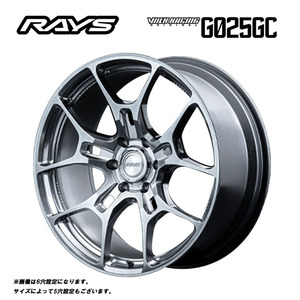 送料無料 レイズ VOLK RACING G025GC 10J-22 +25 5H-130 (22インチ) 5H130 10J+25【4本セット 新品】