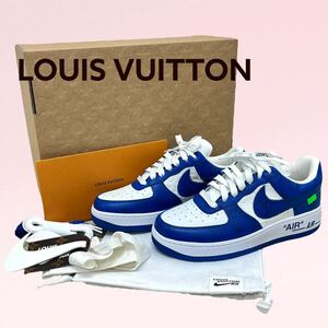 新品 箱保存袋付 Louis Vuitton × Nike Air Force 1 Low by Virgil Abloh ルイヴィトン ナイキ エアフォース1 モノグラム スニーカー