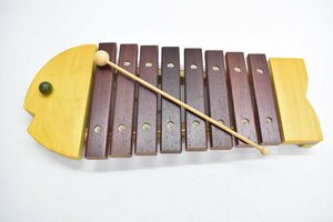 ボーネルンド 木琴 おさかなシロフォン[BorneLund][イエローフィッシュ][打楽器][楽器][お魚][黄色]