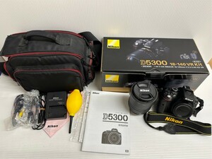 NA★1円〜保管品 美品 Nikon D5300 18-140 VR kit BLACK レンズ AF-S DX NIKKOR 18-140mm f/3.5-5.6G ED VR デジタル一眼レフカメラ ニコン