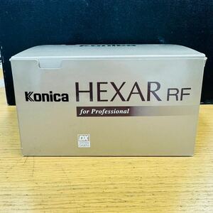 概ね美品 Konica Hexar RF ブラックボディ レンジファインダー ボディ 元箱、説明書付き NN1740