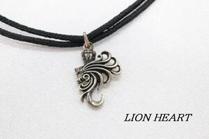 【KU159】LION HEART ライオンハート ハウル ミサンガ ブレスレット アンクレット シルバー ブラック【送料全国一律198円】