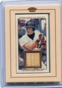 2002 Topps 206 Relics TR-TS.2Tsuyoshi Shinjo Bat 新庄剛志 バット カード