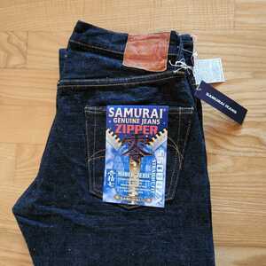 新作　限定　送料込★SAMURAI　JEANSサムライジーンズ　S5000ZX ZIPPER 17oz 零モデル ジッパーモデル　ジーンズ　日本製　34