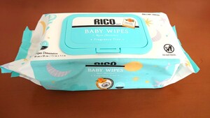 新品RICO Baby Wipes コストコお尻拭き赤ちゃん無香料 ウェットタイプオーガニック蓋つきお試しに！即決！