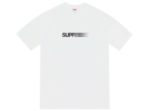 （XL）未使用品 23ss Supreme Motion Logo Tee White シュプリーム モーションロゴ Tシャツ 白 ホワイト モノトーン （BOX LOGO