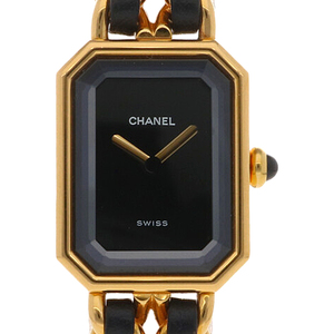 シャネル プルミエール L 腕時計 時計 GP H0001 クオーツ レディース 1年保証 CHANEL 中古 美品