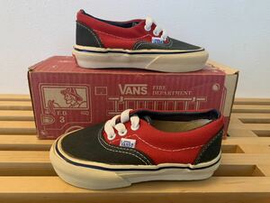 超希少！ 80年代 USA製　バンズ　エラ　ベビー　vans ヴィンテージ　デッドストック　アメリカ製　革張り