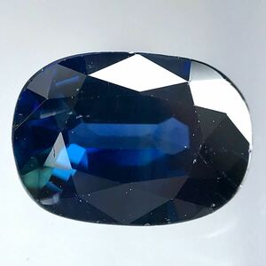 (天然サファイア1.480ct)a 約8.3×6.0mm ルース 裸石 宝石 ジュエリー sapphire corundum コランダム i