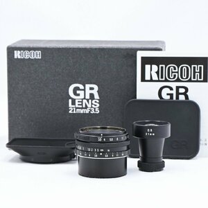 リコー RICOH GR LENS 21mm F3.5 ブラック ファインダー付 700本限定レンズ