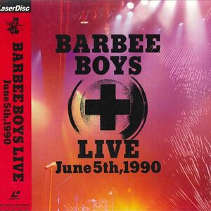 LASERDISC バービーボーイズ Barbee Boys Live June 5th 1990 ESLU305 EPIC /00600