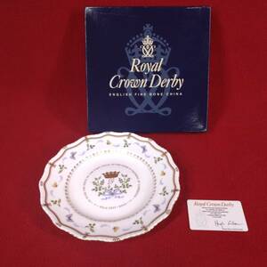 ロイヤルクラウンダービー ROYAL CROWN DERBY プレー 飾皿 洋食器 ディナー イングランド ENGLAND 英国製 ボーンチャイナ BONE CHINA