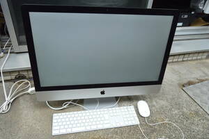 F318 1000円スタート 中古 現状品 アップル Apple アイマック iMac A1419 27インチ Corei7 16GB 1600MHZ マウス キーボド付き D 家財便配送