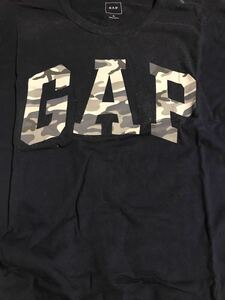 GAPギャップ☆Tシャツ☆ネイビー☆XL☆ロゴ迷彩