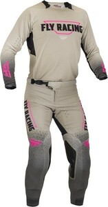 M/30インチ MXウエア上下セット FLY 23 EVOLUTION DST アイボリー/ブラック ジャージ＆パンツ モトクロス 正規輸入品 WESTWOODMX