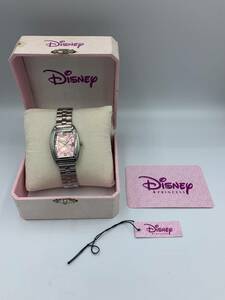 Ｂ531　腕時計　箱付　Disney/ディズニー　SNOW WHITE/スノーホワイト　白雪姫　プリンセスシリーズ　スクエア　ピンク　3針