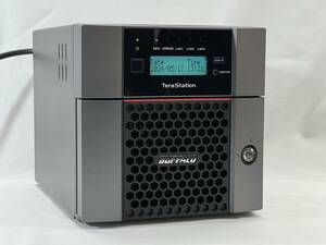 □【通電/LAN認識のみ確認】 BUFFALO NAS TeraStation TS5210DN Series TS5210DN0402 バッファロー テラステーション □ W01-0517