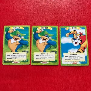 トレーディングカード カード　キャラクターカード　トレカ キング・コンボ　トニー・ザ・タイガー　ときめきメモリアル　コナミ　カプコン