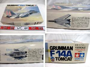 ●プラモ《グラマン F-14A：トムキャット》(タミヤ模型)［箱説付・未組立」●