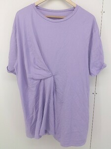 ◇ SLOBE IENA スローブ イエナ 20SS タック デザイン 半袖 Tシャツ カットソー サイズF パープル系 レディース