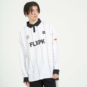 FLASH PACKER (フラッシュパッカー) XMLT-FB メッシュ LS シャツ (L) WHITE SS-19 | soccer futsal サッカー フットサル ホワイト 白