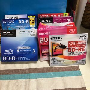 BD-RE 28枚 BD-R 18枚　ブルーレイディスク SONY TDK maxell ソニー マクセル　全46枚