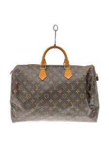 LOUIS VUITTON◆M41522/スピーディ40/ボストンバッグ/PVC/BRW/モノグラム/LV/ロゴ