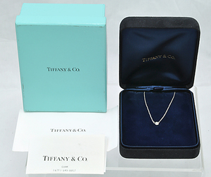 Tiffany&Co. ティファニー Pt950 ダイヤ ネックレス 送料無料 【c281】 プラチナ ダイヤモンド 中古 EP DIAMONDS BY THE YARD