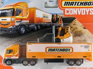 US版 マッチボックス コンボイ トレーラー パワーリフト キャブオーバー フォークリフト MATCHBOX convoys CABOVER GBK70 GXV57 日本未入荷