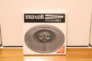 【新品未開封】オープンリール 7号 空リール MAXELL PR-7 EMPTY REEL 未使用品①