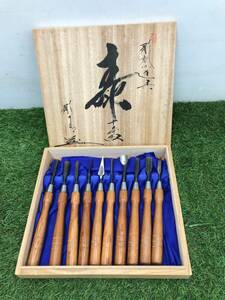 【中古品】彫刻刀　彫刻小道具　10本組　泰　　ITPY2S2273OQ_