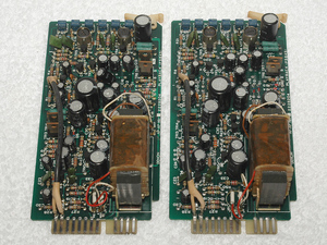 クロネコ80サイズ。DENON製、放送・業務用テレコDN3302の再生アンプ基板2枚。中古現状にて。NF型フォノEQなどに改造転用可!