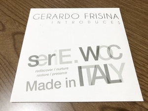 V.A.『Gerardo Frisina Introduces seriE.WOC 』(CD) Milt Jackson Noah Howard Mal Waldron