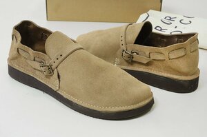 【未使用】オーロラシューズ サイズ8.5D　Middle English_Natural Rough Out ベージュ スエード USA製 AURORA SHOES CO. /K-3