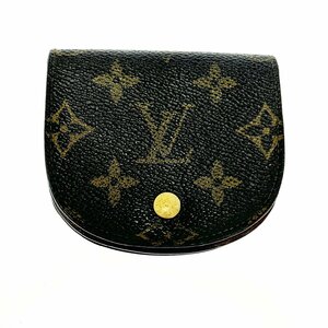 【1円スタート】LOUIS VUITTON ルイ・ヴィトン M61970 モノグラム ポルトモネ グゼ ブラウン コインケース ジャンク 262747