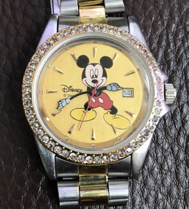 ★激安スタート！限定品！レア物！入手困難！スワロフスキー★ＭICKEY・ディズニー・ROREX タイプ★大変お洒落な腕時計♪♪新品・未使用！