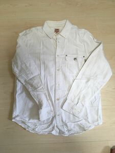 カーハート　白　シャツ　mサイズ　長袖 シャツ