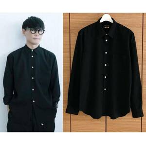 COMME des GARCONS HOMME PLUS 22SS 山口一郎着 ポリ縮絨シャツ S コムデギャルソン オム プリュス YI CDG DEUX SHIRT JUNYA WATANABE MAN