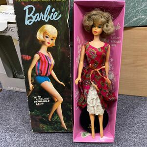 05244 当時物 ヴィンテージ 1958年製 Barbie バービー人形MATTELマテル着せ替え人形 箱付 ファッションドールドールコレクター人形 レトロ 