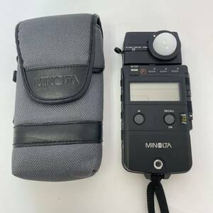 R270-C8-164 MINOLTA ミノルタ 露出計 フラッシュメーターⅣ 日本製 ソフトケース付き