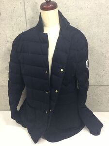 & MONCLER GAMME BLEU モンクレール　ガムブルー　ネイビー ダウンジャケット ダウン ジャケット Pコート　中古品　3 