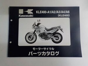 K1169◆KAWASAKI カワサキ パーツカタログ KLE400-A1/A2/A3/A4/A6 (KLE400) 平成11年1月 ☆