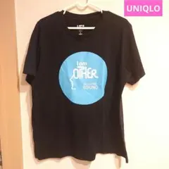 UNIQLO　Tシャツ　ブラック　L　半袖Tシャツ