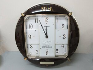 SEIKO diskdream RE544B セイコーディスクドリーム RE544B からくり時計 オルゴール 掛け時計 当時物 記念品の為印字有 動作確認済