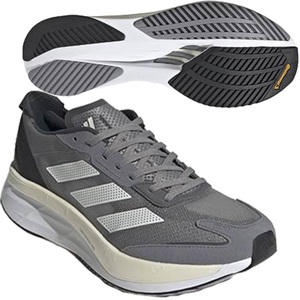 未使用即決 adidasアディダス アディゼロ ボストン 11 M 25.0cm GV7068 グレー