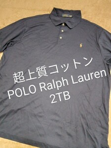 上質コットン 2XB2TG　ラルフローレン POLO RALPH LAUREN 　新品 半袖ポロシャツ 　大きめ 半袖ポロシャツ ゴルフウェア