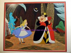 ディズニー ふしぎの国のアリス　ハートの女王　原画 セル画 限定 レア Disney 入手困難