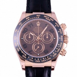 ロレックス ROLEX コスモグラフ デイトナ 116515LN チョコレート/アラビア文字盤 中古 腕時計 メンズ