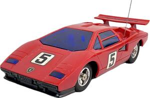 ワグナー ランボルギーニ カウンタック LP500S 1/24スケール ラジコン 動作確認OK 1977年頃 モートラウェーブ 昭和レトロ 即決♪